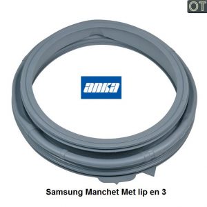 DC64-02888A Samsung Manchet met lip en 3 gaten verkrijgbaar bij Anka