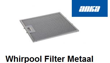 Whirpool Filter Metaal in houder