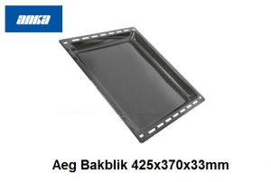 3531939225 Aeg Bakplaat Geemailleerd, Zwart, 425x370x33mm,Aeg Bakplaat Geemailleerd, Zwart,Aeg Bakplaat ,