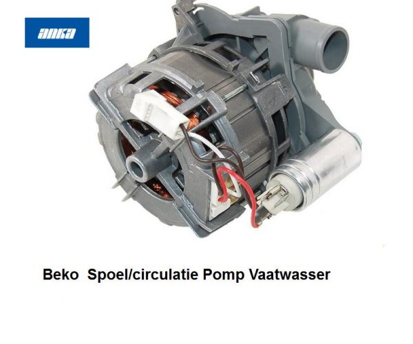 Beko Spoel/circulatie Pomp Vaartwasser  ,Beko Vaatwasser Onderdelen,Beko Pomp Vaatwasser,Beko Spoelpomp Vaatwasser,  1740701900