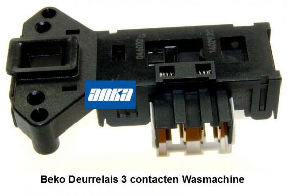 Beko Deurrelais 3 contacten Wasmachine, Beko WASSMACHINE ONDERDELEN,Deurschakelaar Beko Wasmachine,Deurrelais Beko wasmachine  2805310200