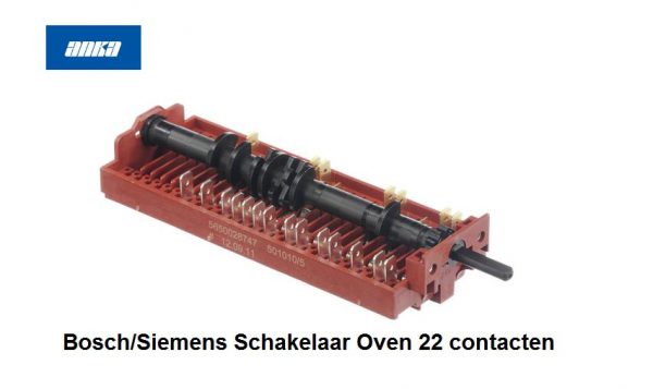 Bosch/Siemens Schakelaar Oven 22 contacten