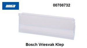 Bosch Vriesvak Klep Transparant ,Bosch Vriesvak Klep,Bosch Vriesvak Deur, Bosch Koelkast Onderdelen,Bosch Koel-vriescombinatie Onderdelen, ,Bosch Koel-vriescombinatie.Vriesvak Klep Transparant,00708732