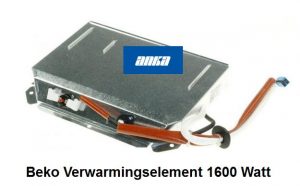 Beko Droger Verwarmingselement Incl. clixon,Beko Droger Verwarmingselement ,Origineel Beko,DC7430, DCU7230, DCU7400,2970101400,Beko wasdroger Verwarmingselement,Beko Wasdroger onderdelen,Beko Droger onderdelen,