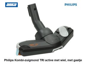 Philips Kombi-zuigmond TRI active met wiel, met gaatj