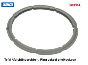 Tefal  Afdichtingsrubber van Deksel Snelkookpan, Diameter : 24 cm ,Inhoud Pan : 4.5L  /   6 Liter,Origineel Tefal SS980155.Tefal  Ring van Deksel Snelkookpan,Tefal  Onderdelen Snelkookpan, Tefal  accessoires Snelkookpan