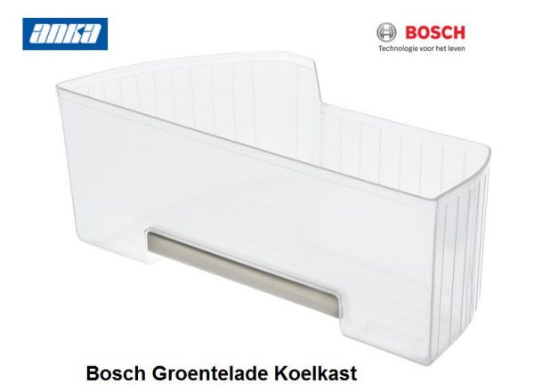 Bosch Groentelade Transparant,Bosch Koelkast Groentelade,Bosch Koelkast Groengebak,Bosch Koelkast Onderdelen,Bosch Koelkast accessoires,Bosch Koelkast accessoire,Origineel Bosch Geschikt voor o.a. KF18RA5001, KI18RA5004 447343, 00447343