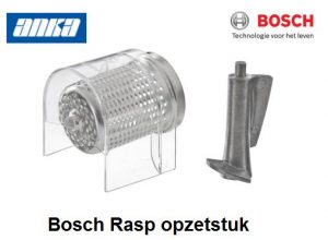 Bosch Rasp voor vleesmolen,Bosch Rasp voor Gehaktmolen, Bosch Rasp opzetstuk voor gehaktmolen Bosch Accessoires Vleesmolen,Bosch Gehaktmolen Rasp  aluminium, 00463718 - MUZ8RV1