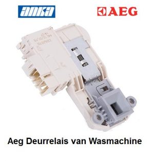 Aeg Deurrelais 4 contacten, haaks model, Origineel Aeg Onderdelen,. L85275, L76475, L75680,3792035002, Aeg Deurrelais Wasmachine,Aeg Deurschakelaar Wasmachine,Aeg Wasmachine Onderdelen,3792035002