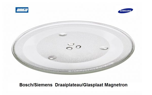 Bosch Draaiplateau Glasplaat Magnetron,Siemens Draaiplateau Glasplaat Magnetron, Origineel, Bosch-Siemens Onderdelen,HF 26056/.HF 23556/HF 26556 34 cm 354974 -00354974,Bosch Glasplaat Magnetron,Siemens Glasplaat Magnetron,,Bosch  Magnetron Onderdelen,Sie