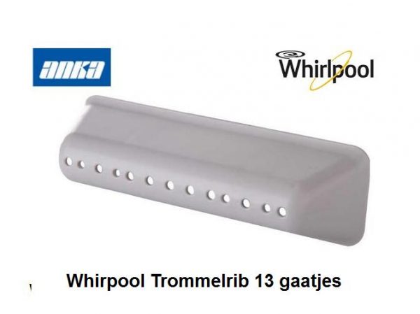 Whirpool Trommelrib 13 gaatjes,480111104079 ,Whirpool Trommelrib 13 gaatjes 4 klemmen,Bauknecht, Trommelrib 13 gaatjes 4 klemmen,Ignis, Trommelrib 13 gaatjes 4 klemmen***Whirpool Wasrib 13 gaatjes 4 klemmen,Bauknecht Wasrib 13 gaatjes 4 klemmen,Ignis,  W