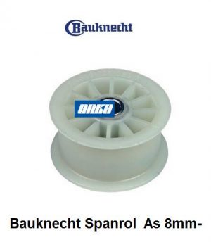 Bauknecht Spanrol Kunststof, As 8mm-
