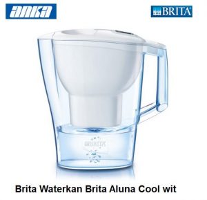 Brita Waterkan Brita Aluna Cool wit 2.4 liter, Origineel Brita accessoires,1008932,5.40.53.68-0