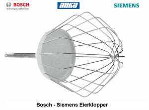 Bosch Garde Eier klopper,  Origineel Bosch,MUM56340, MUM4405, MUM4407,00650543- 650543, Bosch Keukenmachine accessoires, Siemens Keukenmachine accessoires, Siemens  Garde Eier klopper ,