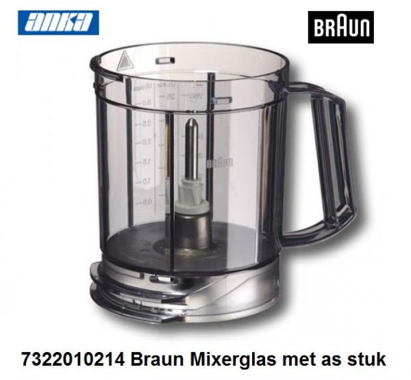 7322010214 Braun Mixerglas met as stuk-