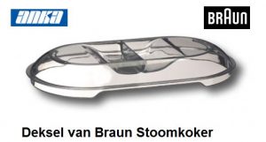 Braun Deksel van stoomkoker