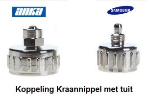 Samsung Koppeling Kraannippel met tuit