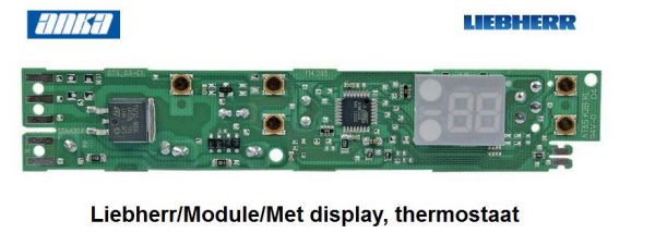 Liebherr/Module/Met display, thermostaat,6114641 Liebherr/Module/Met display, thermostaat/GP1456,  Origineel Liebherr Geschikt voor o.a. • GP1366-21-• GP1366-21A-• GP1366-21E • GP1366-21F-• GP1466-22-• GP1466-22D-• GPes1466-22