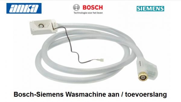 Bosch/Siemens Wasmachine Aanvoer Slang (Toevoer) -Toevoer -incl. waterstop-