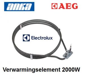 Aeg Oven - Magnetron Verwarmingselement 2000W, rond Origineel AEG Origineel nummer 3970128017 Geschikt voor o.a. , HF5095, EKC510504W, EKC511503X, EKC512501W, EKC513515X