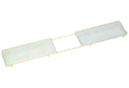 Bauknecht/Whirpool Afzuigkap Glaasje van lamp -450 x 80mm-,Bauknecht Afzuigkap Glaasje,Whirpool Afzuigkap Glaasje Bauknecht, Bauknecht,Whirpool Afzuigkap Glaasje,Bauknecht Afzuigkap Onderdelen,Whirpool  Afzuigkap Onderdelen, Geschikt voor: D 1360WS-DE 23