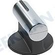 273785 Indesit Knop Gasknop, Chroom/Zwart
