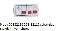 Novy 56382116 563-82116 Schakelaar Standen + verlichting verkrijgbaar bij ANKA