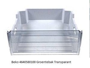 Beko 4640580100 Groentebak Transparant verkrijgbaar bij ANKA
