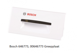 Bosch 646773, 00646773 Greepplaat