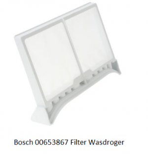 Bosch 653867 Filter Wasdroger verkrijgbaar bij Anka