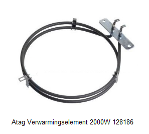 Atag Verwarmingselement 2000W 128186 verkrijgbaar bij Anka