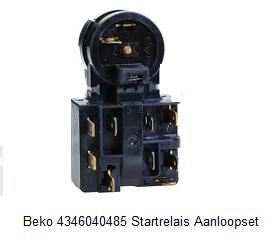 Beko 4346040485 Startrelais Aanloopset verkrijgbaar bij ANKA