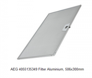 AEG 4055135349 Filter Aluminium, 506x300mm verkrijgbaar bij Anka