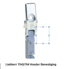 Liebherr 7042764 Houder Bevestiging van gasveer