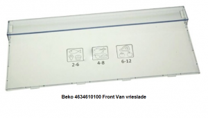 Beko 4634610100 Front Van vrieslade verkrijgbaar bij Anka