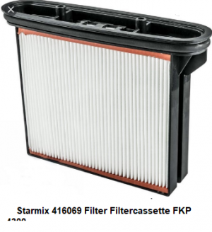 Starmix 416069 Filter Filtercassette FKP 4300 verkrijgbaar bij Anka