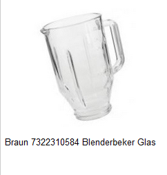 Braun 7322310584 Blenderbeker Glas verkrijgbaar bij Anka