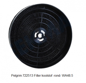 Pelgrim 722513 Filter koolstof -rond- WA48.5 verkrijgbaar bij ANKA