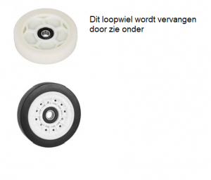 Beko 2987300200 Loopwiel voor trommel verkrijgbaar bij ANKA