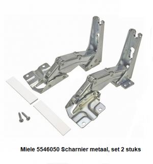 Miele 5546050 Scharnier metaal, set 2 stuks verkrijgbaar bij ANKA