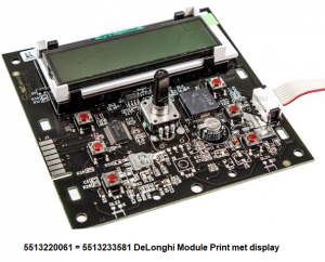 5513220061 = 5513233581 DeLonghi Print met display verkrijgbaar bij ANKA