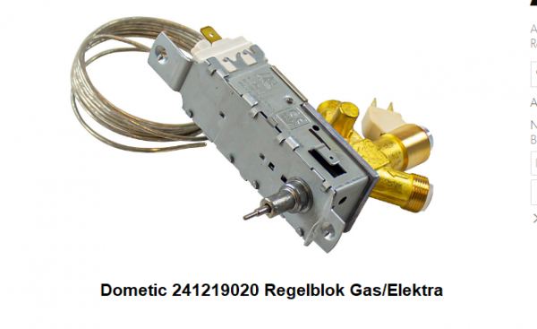 Dometic 241219020 Regelblok Gas/Elektra verkrijgbaar bij ANKA