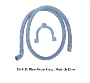 2244182, Miele Afvoer Slang 1.5 mtr r/h 22mm verkrijgbaar bij ANKA