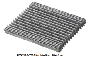 AEG 2420478063 Filter Koolstoffilter 98x45mm verkrijgbaar bij ANKA