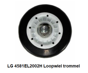 LG 4581EL3001M Loopwiel trommel