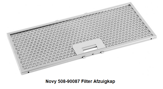 Ontleden Gaan gaan beslissen Novy 508-90087 Filter Afzuigkap I ANKA ONDERDELEN