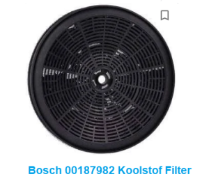 Bosch 00187982 Koolstof Filter Verkrijgbaar bij ANKA beste Prijs