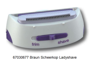 67030677 Braun Scheerkop Ladyshave  verkrijgbaar bij ABNKA
