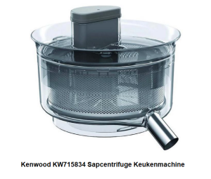 Kenwood KW715834 Sapcentrifuge verkrijgbaar bij ANKA