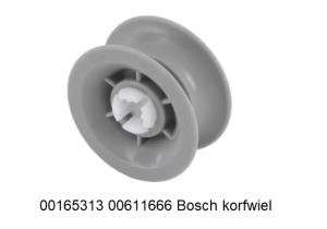00165313 00611666 Bosch korfwiel verkrijgbaar bij ANKA